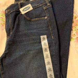 Size 14 Old Navy Power Slim Straight jeans